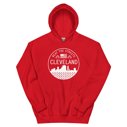 BTS Cleveland Classic Logo Red Hoodie
