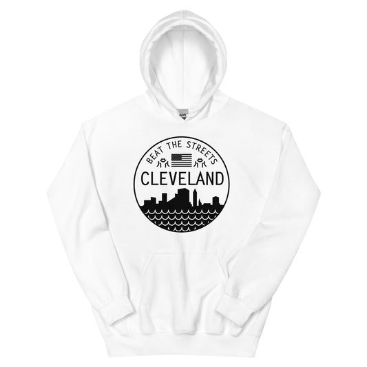 BTS Cleveland Classic Logo White Hoodie